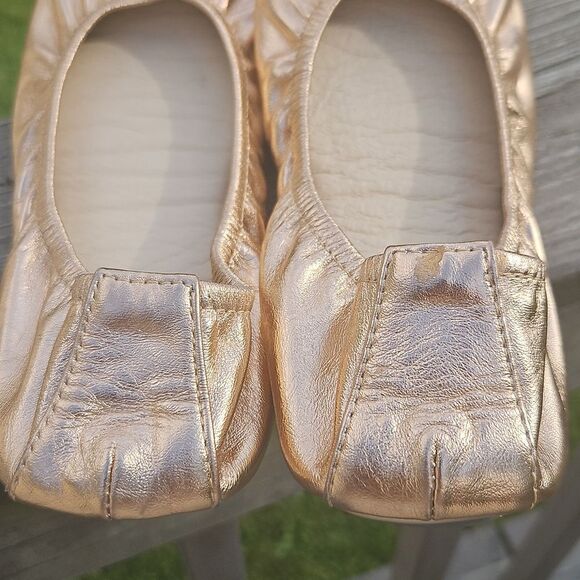 The Storehouse Flats Rose Gold Leather Ballet Flats – Size 8 - Picture 4 of 7